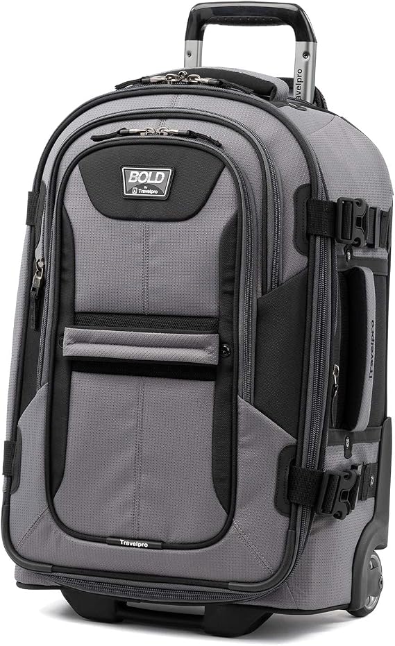 Travelpro Bold Softside Carry-On Rollaboard, Grey/Black, 2-Piece Set