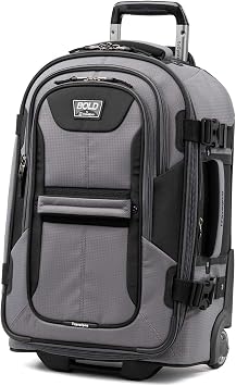 Travelpro Bold Softside Carry-On Rollaboard, Grey/Black, 2-Piece Set
