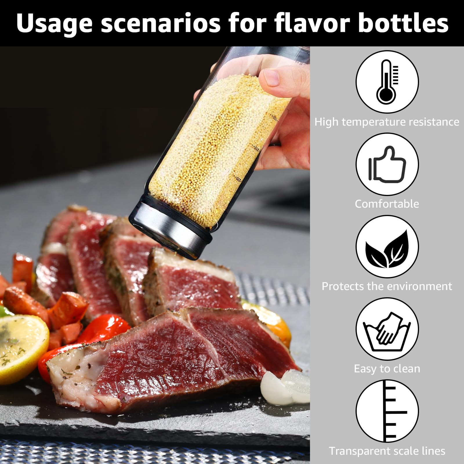 AOUVT Lot De 15 Pot A Epices En Verre Et Bois, Pot à Épices Avec Couvercle, 120 Ml Pot à Épices