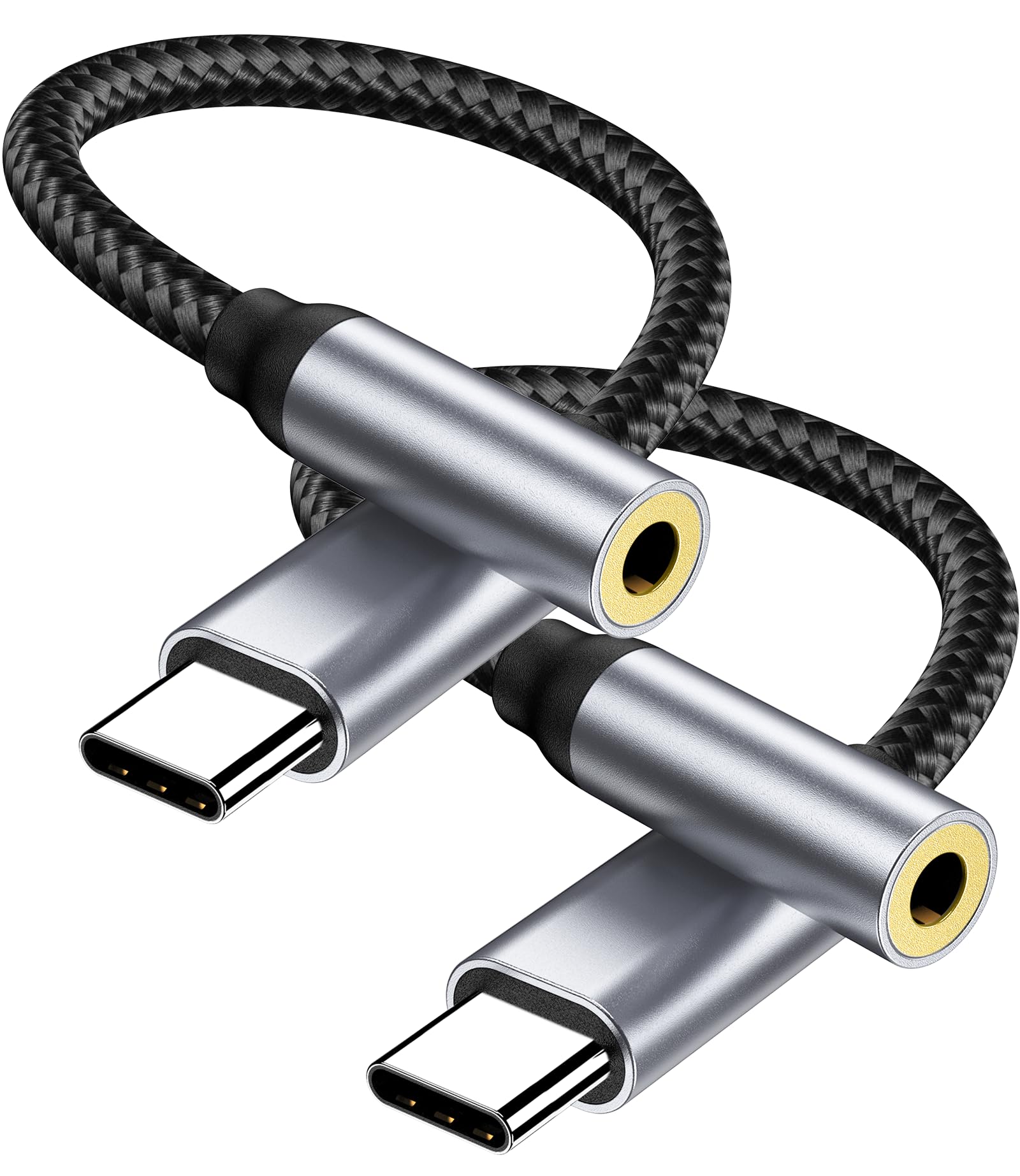 YLLZI Adattatore USB C a Jack 3.5 mm, Adattatore USB C per iPhone 16 15 Pro Max Plus, tipo C a audio Aux per Samsung Galaxy S24 S23 Ultra Note 20, per Huawei P50 P40/Mate 30 20, Pixel 4/3, per Xiaomi