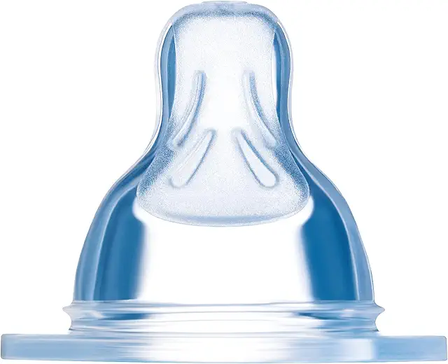 MAM Size 2 Baby Bottle Teats - Medium Flow for 4+ Months - Pack of 2