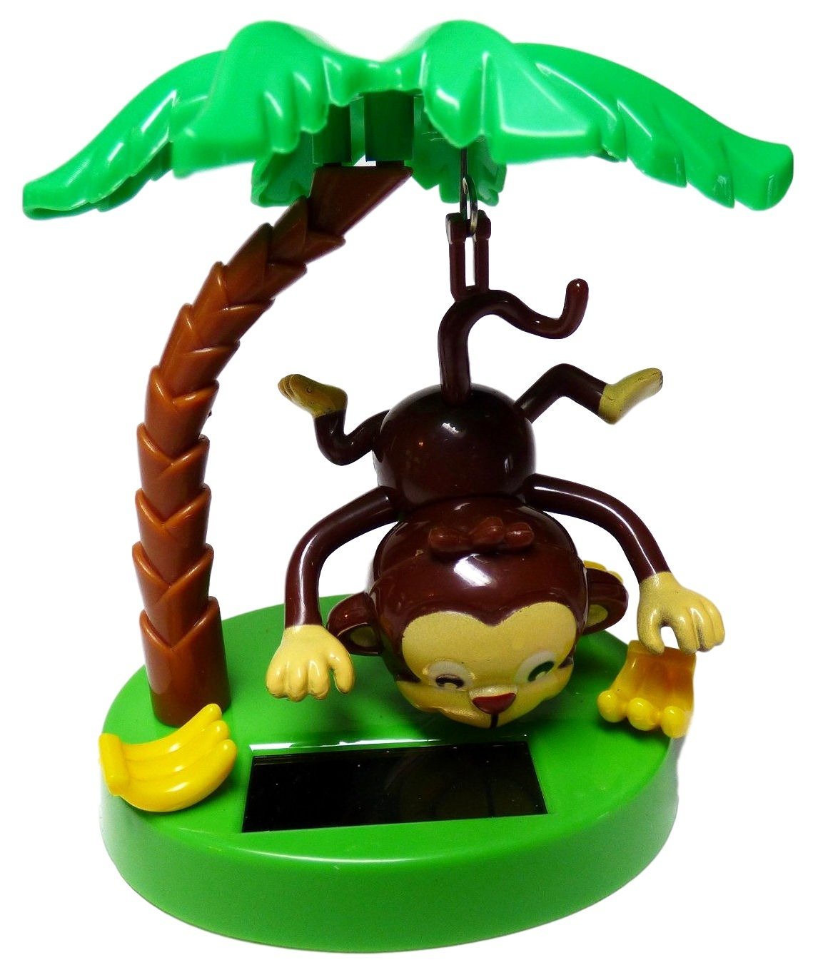 GB Solar Powered Swinging Monkey Hanging by Tail