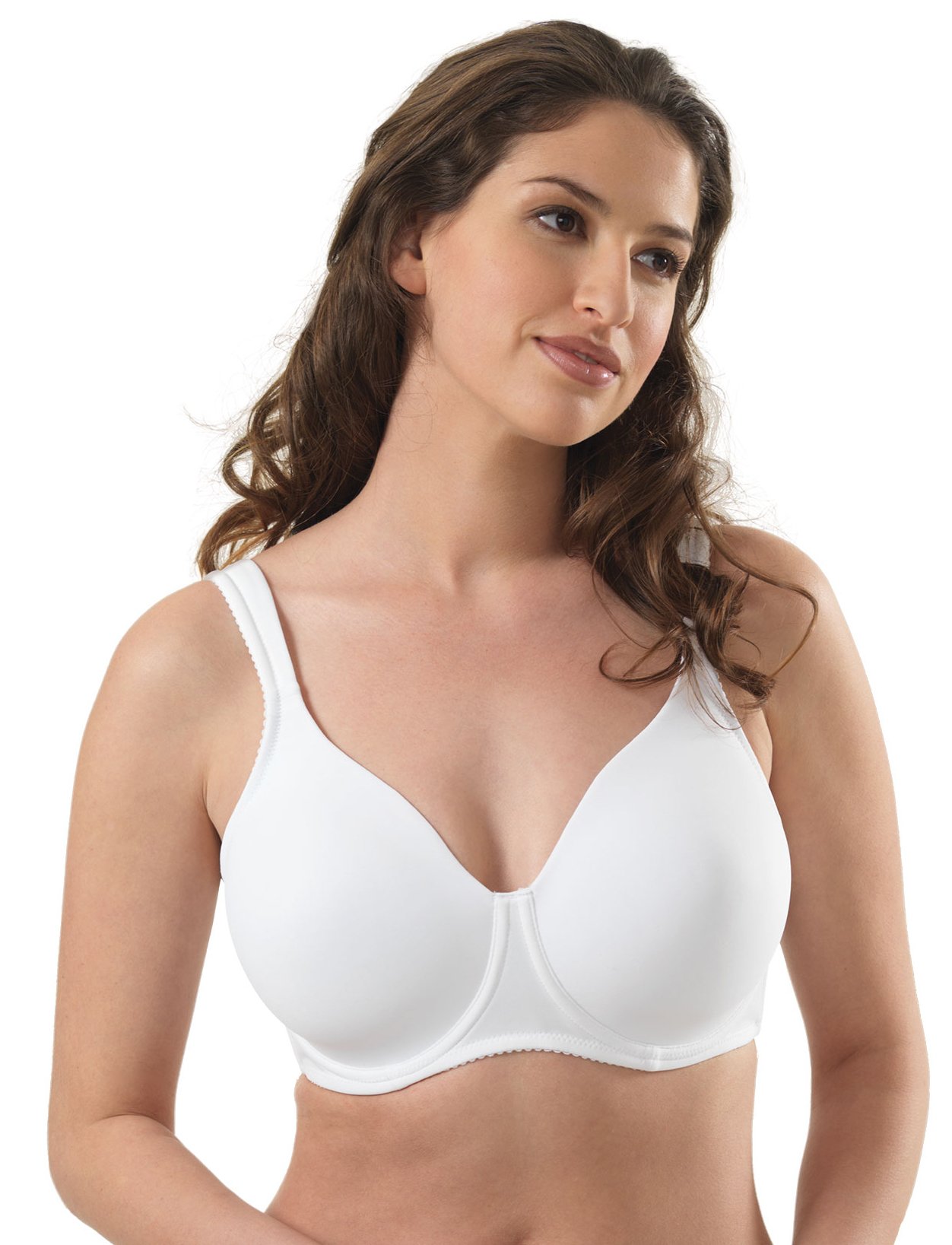 LEADING LADY Women's Plus Size Wireless Padded T-shirt Bra Bra