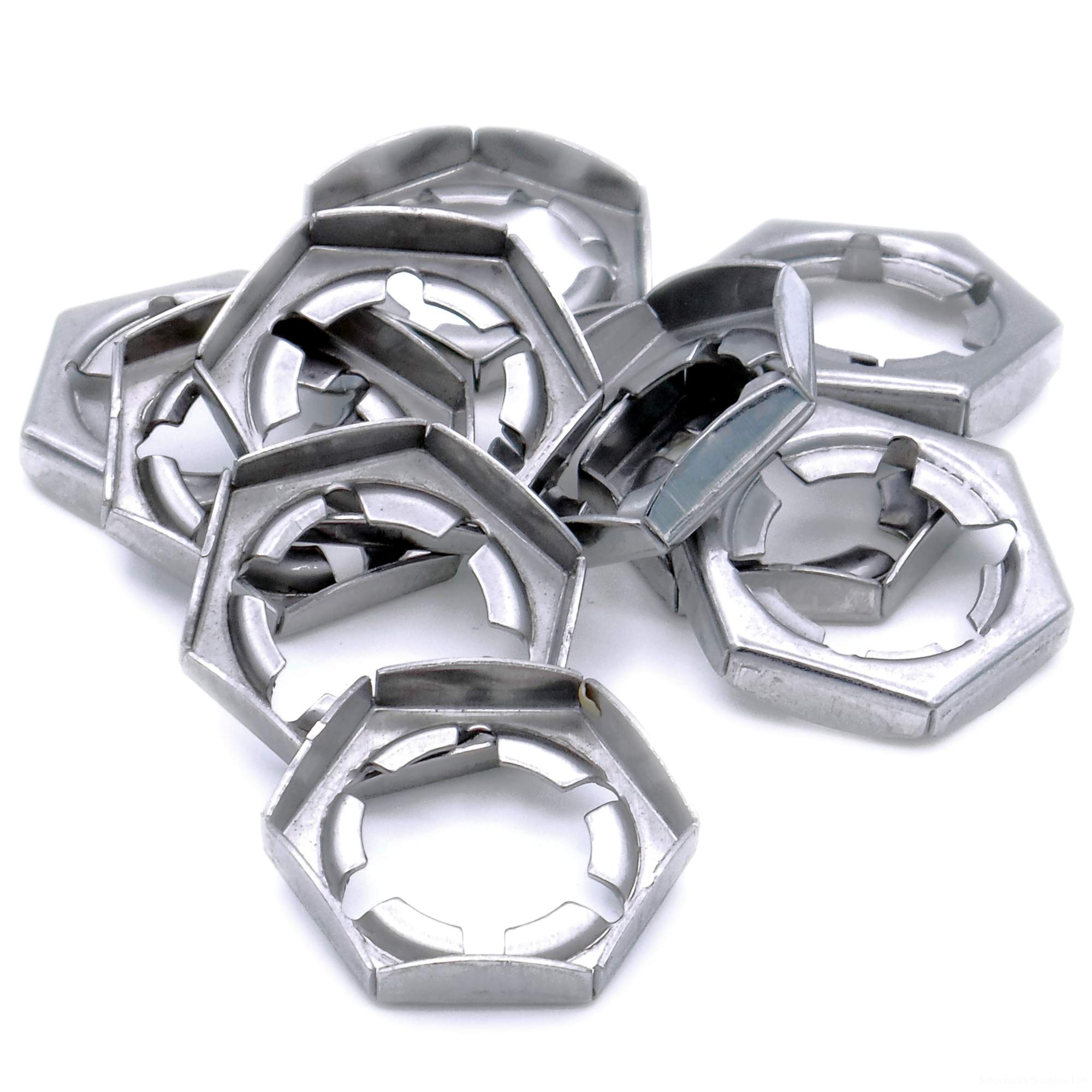 Singularity Supplies M10 (10Mm) Counter Nuts - Stainless Steel (A2) (Pack Of 20)