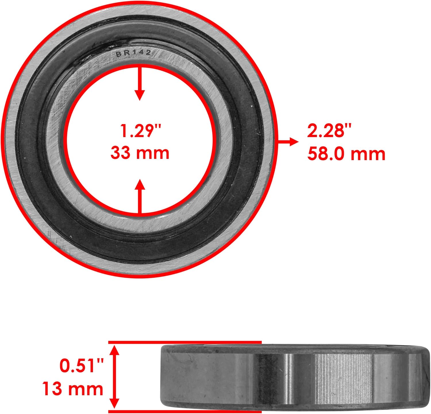 Caltric Rear Left Wheel Axle Hub Compatible with Honda Trx350Fm Trx350Fe Rancher 350 4X4 S Es 2000-2006