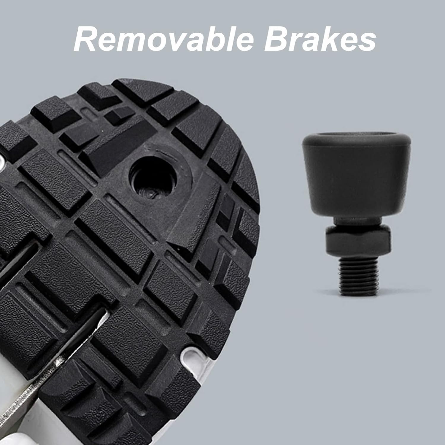 Deformation Roller Shoes Quad Roller Skates with Brake, Shoes with Wheels for Kids and Adults Sports Outdoors Technical Skateboarding Shoe,White1-9