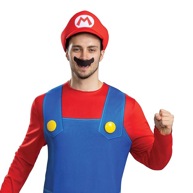 Foto 3 de 7 de Disguise Super Mario, Disfraz Clásico Adulto, S/M
