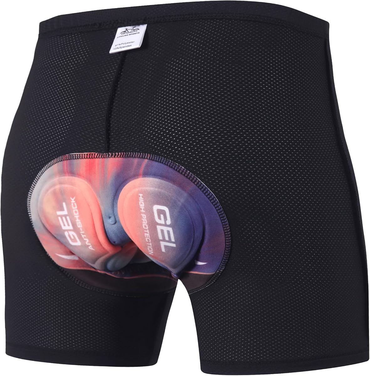 X-TIGER Radlerhose Herren Fahrradhose 5D Gel Gepolstert Radunterhose