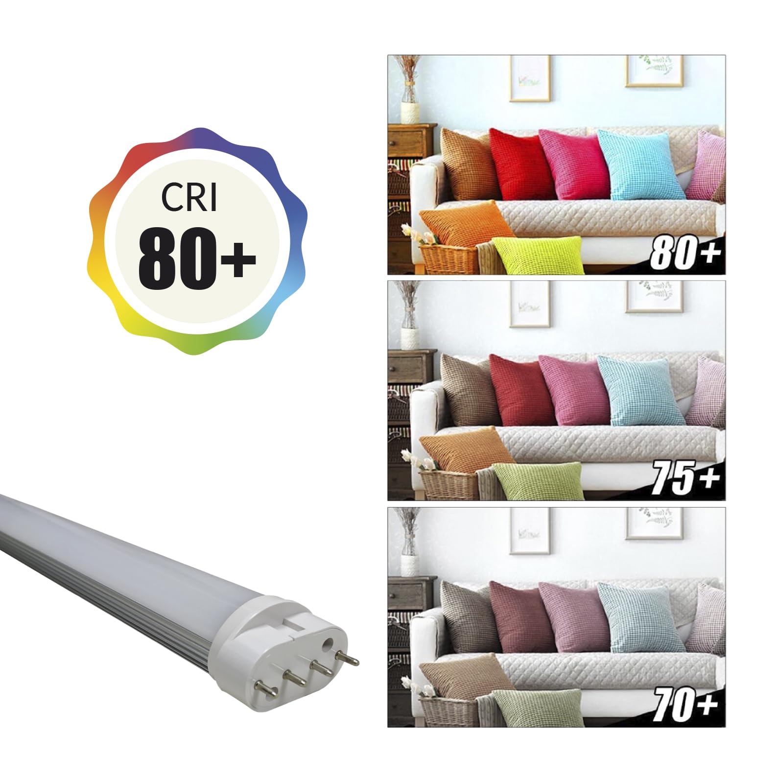 LED ATOMANT 5x Tubo LED 2G11 PLL 41cm 21W Color Luz Neutra 2100lm