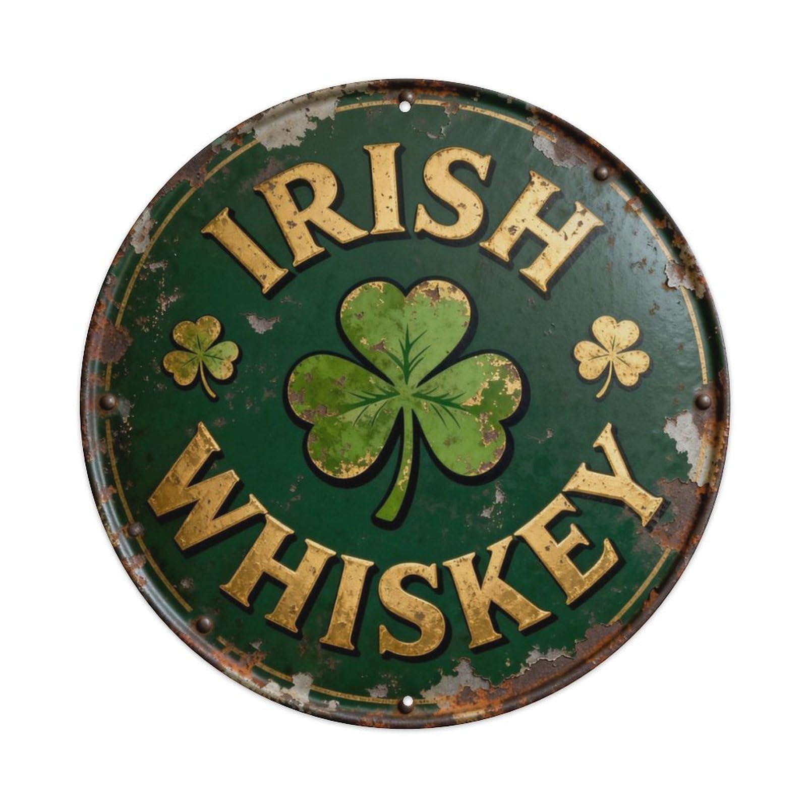 Irish Whiskey Metal Tin Sign Plaque