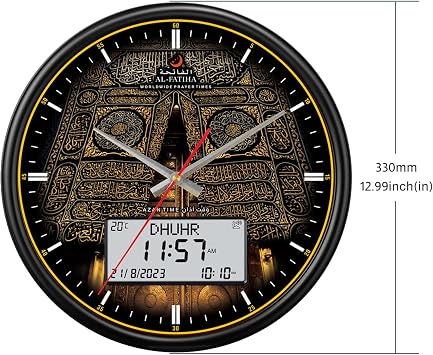 LED Muslim Prayer Clock Azan Clock