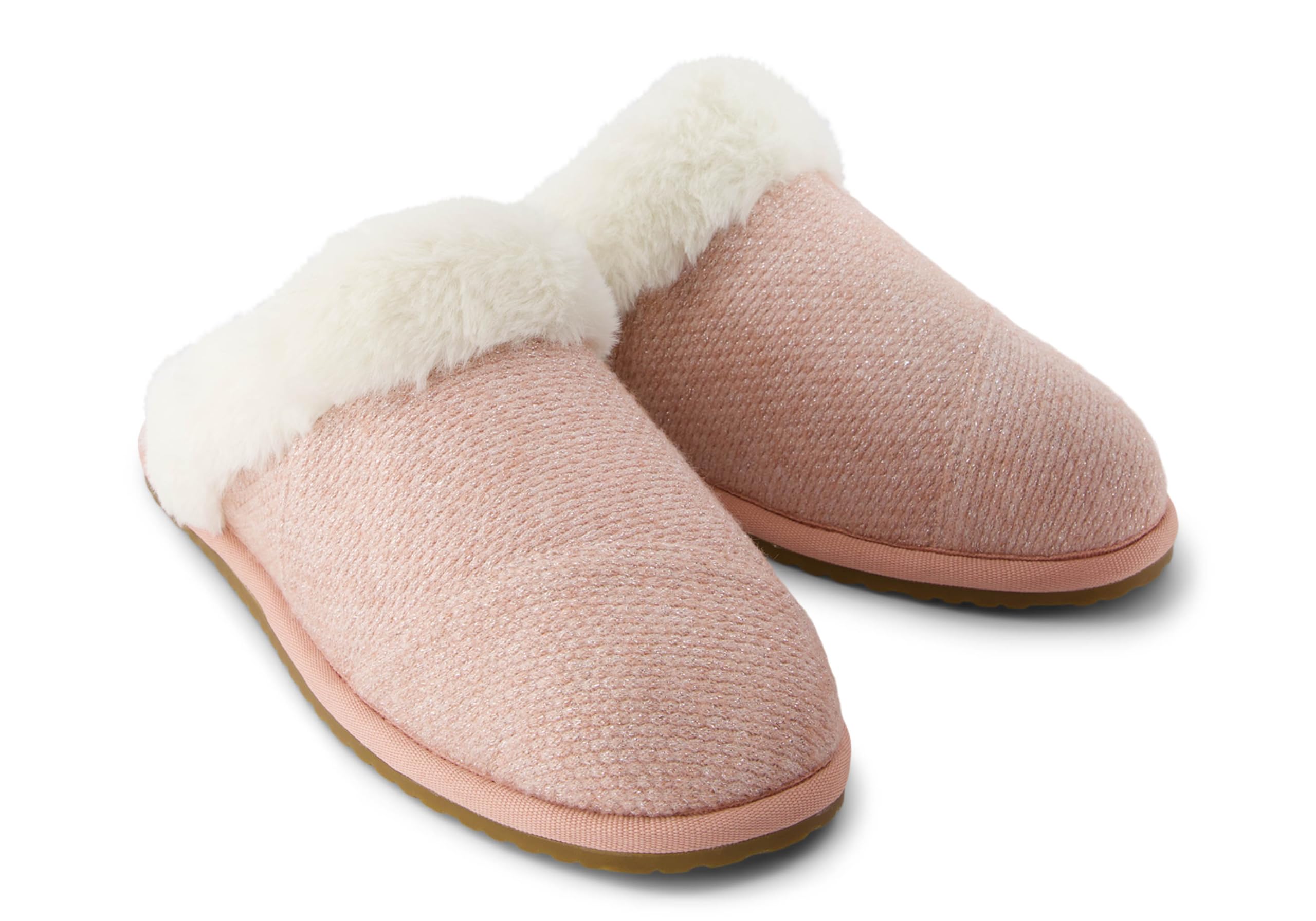 TOMS Damen Valerie Slipper, Glitzerndes Strickmuster im Vintage-Stil, 39 EU