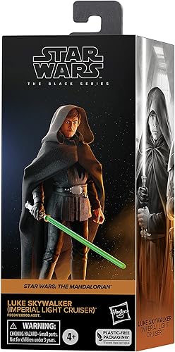 Miniatura 2 de STAR WARS The Black Series Luke Skywalker (Imperial Light Cruiser) Figura de acción The Mandalorian a escala de 6 pulgadas, a partir de 4 años