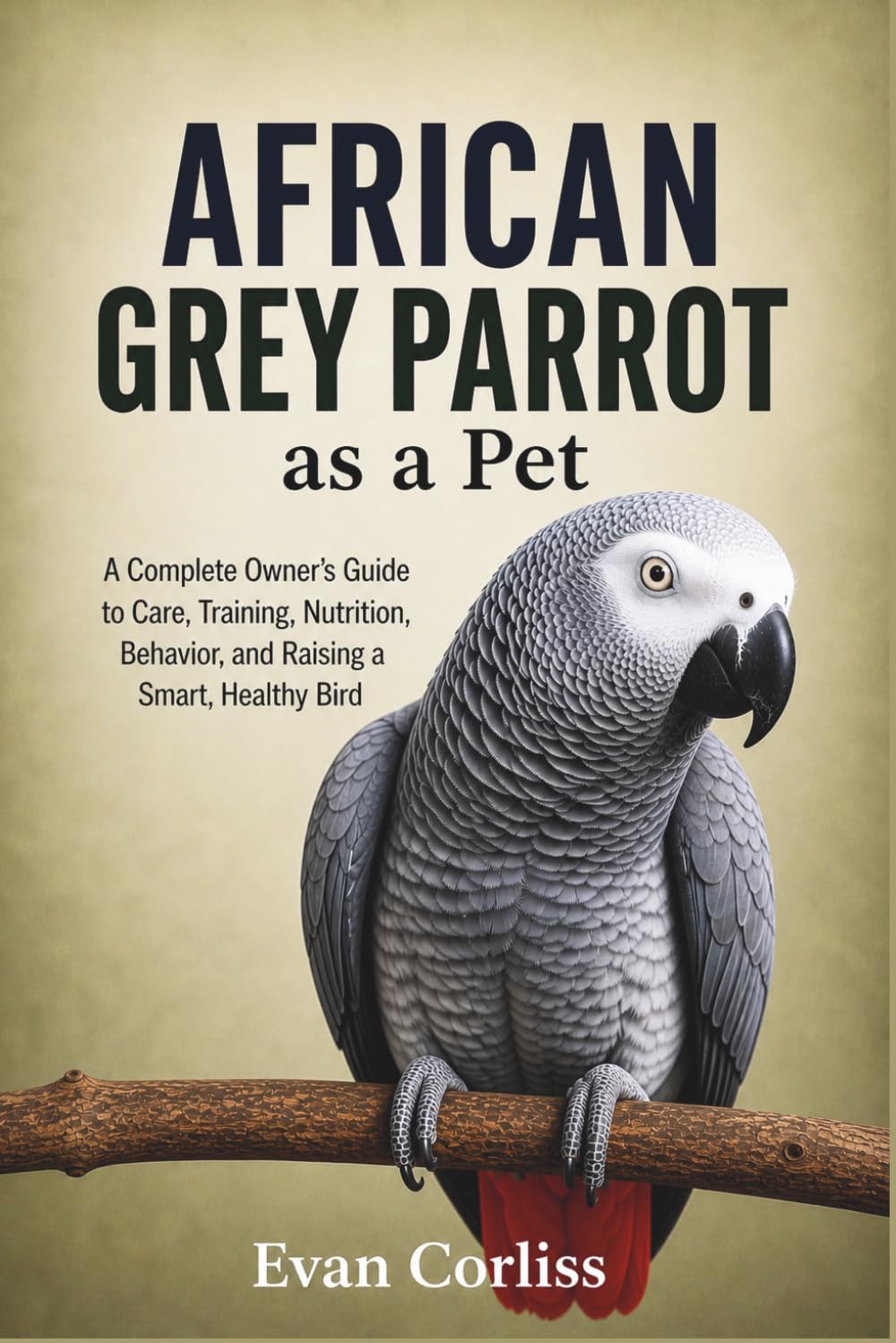 African Grey Parrot as a Pet: A Complete Owner’s Guide to Care, Training, Nutrition, Behavior, and Raising a Smart, Healthy Bird