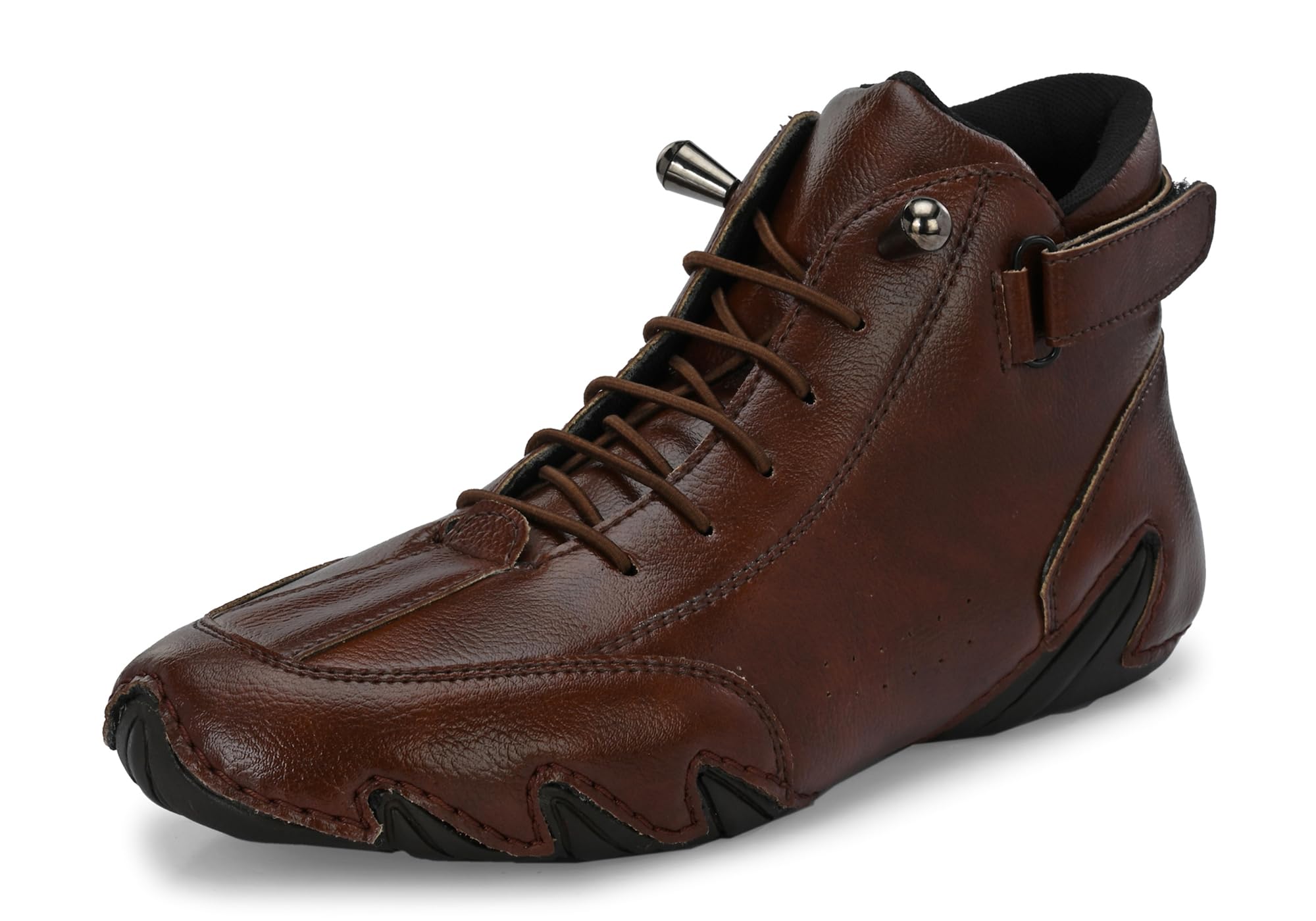 Karaddi Mens Casual Shoes Lifestyle Soft Cushioned Insole Mid Top Sneakers for Men Brown (B0CY2GFBQK) Amazon Price History, Amazon Price Tracker