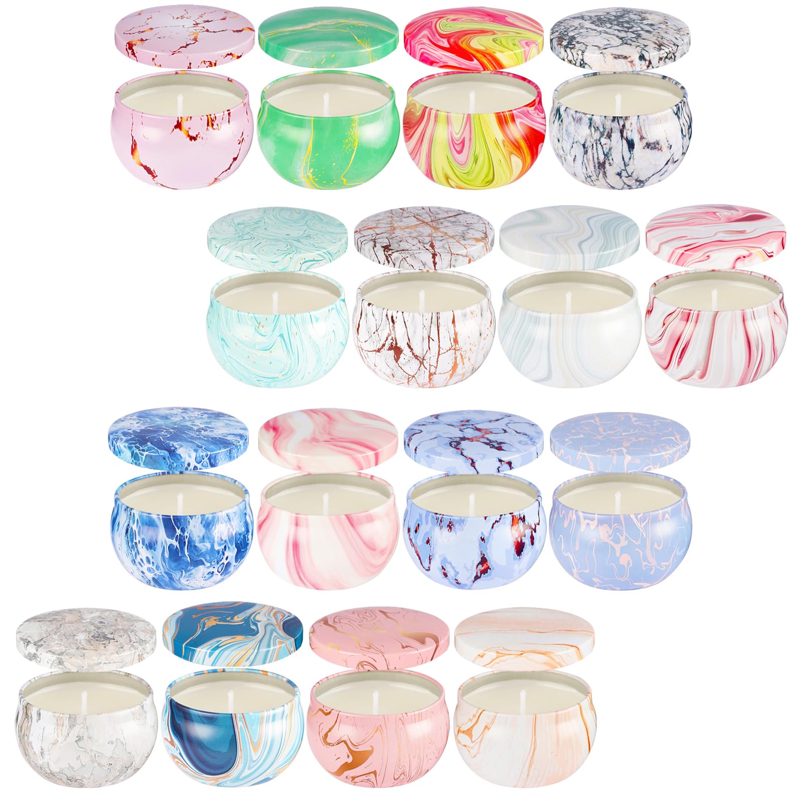 Paquete de 16 velas aromáticas, velas de aromaterapia, ceras de soja, tarro de cristal, velas, regalo de San Valentín, aniversario, calcetines