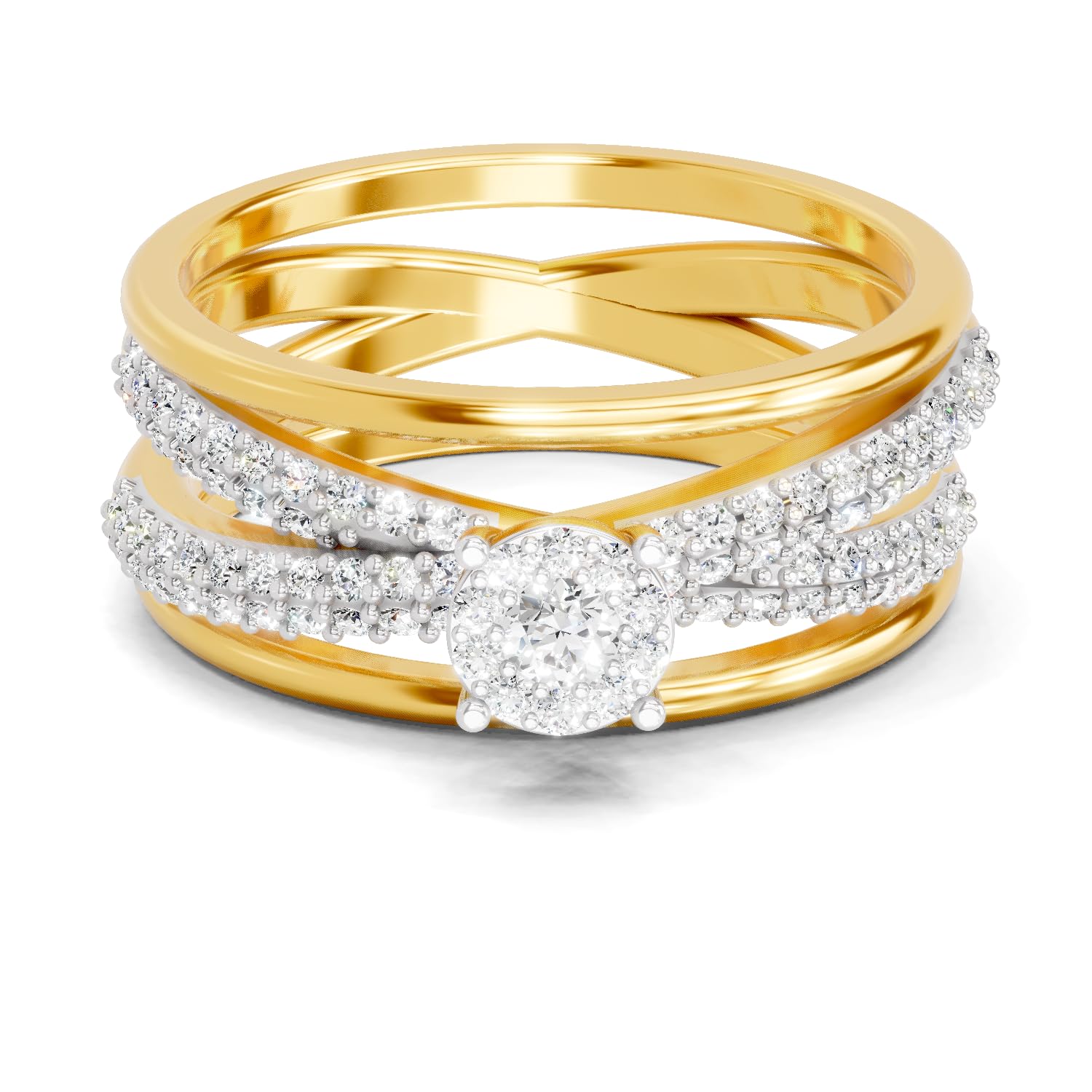 Lab Grown Diamond Ring for Men 0.55ct 925 Silver-image-35