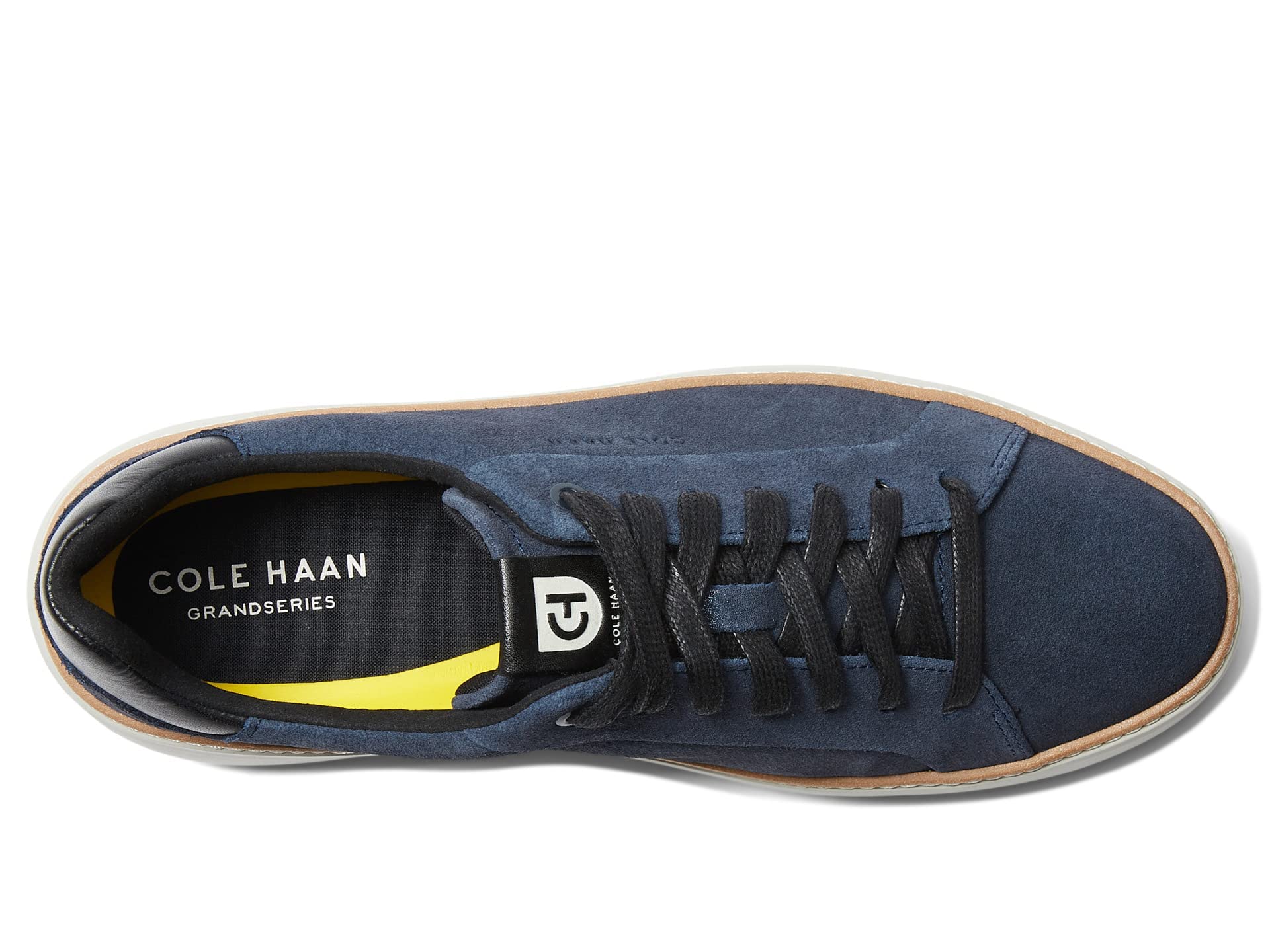 Cole Haan Women's Grandpro Topspin Sneaker: Blazer Blue Metallic Suede Leather 5