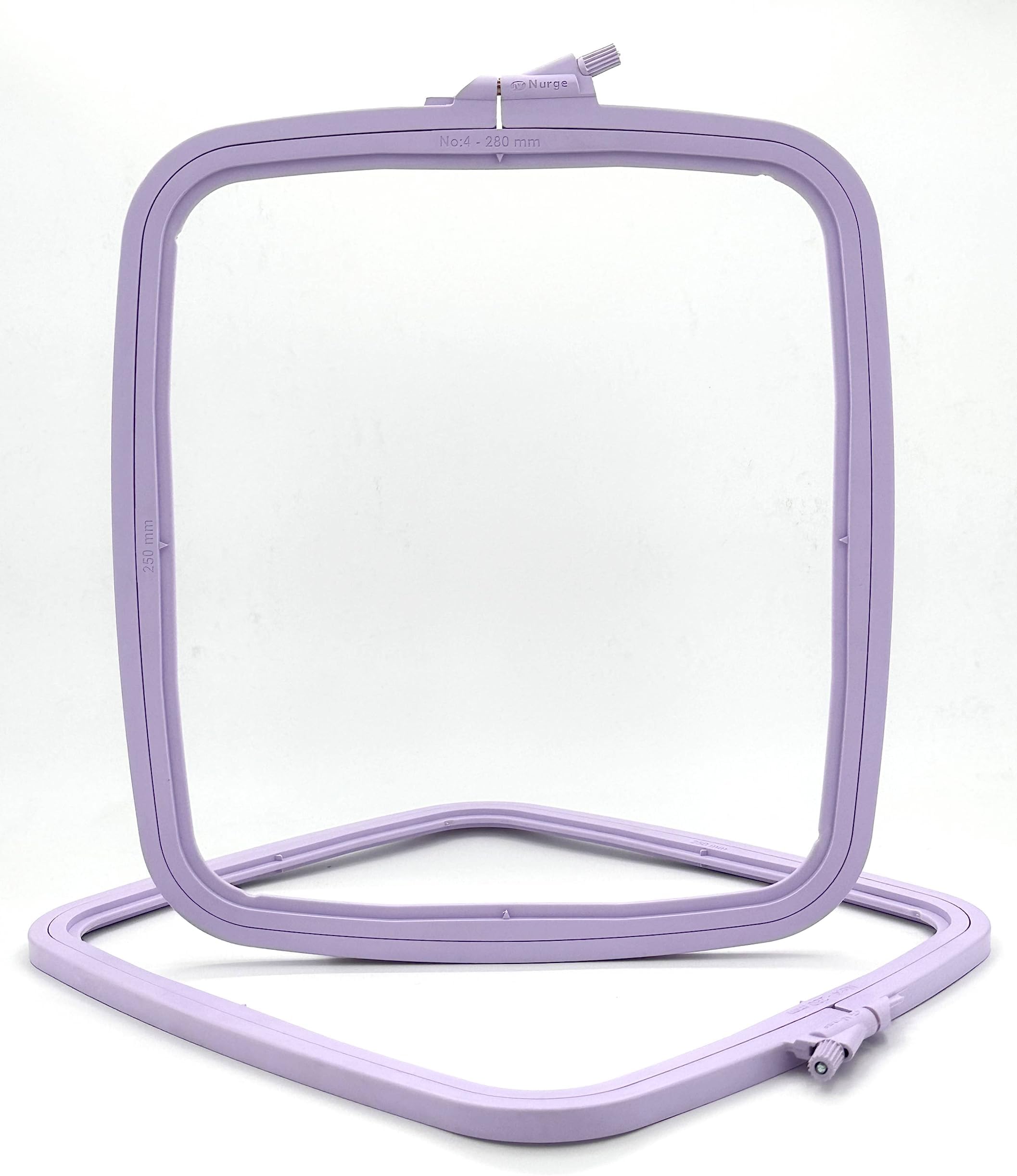 Nurge Lilac Large (No4) Plastic Square Embroidery Hoop