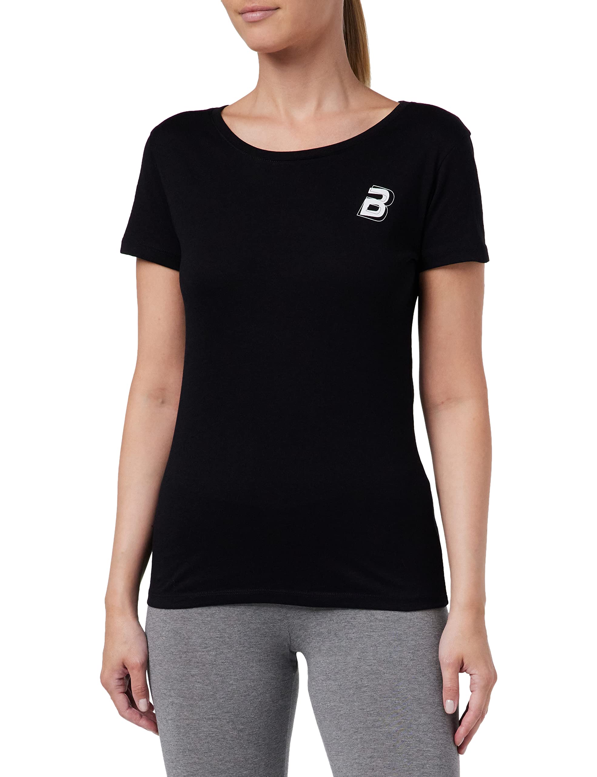BioTechUSAWomen's Nikki T-Shirt, Black S Short Sleeve, Black, S