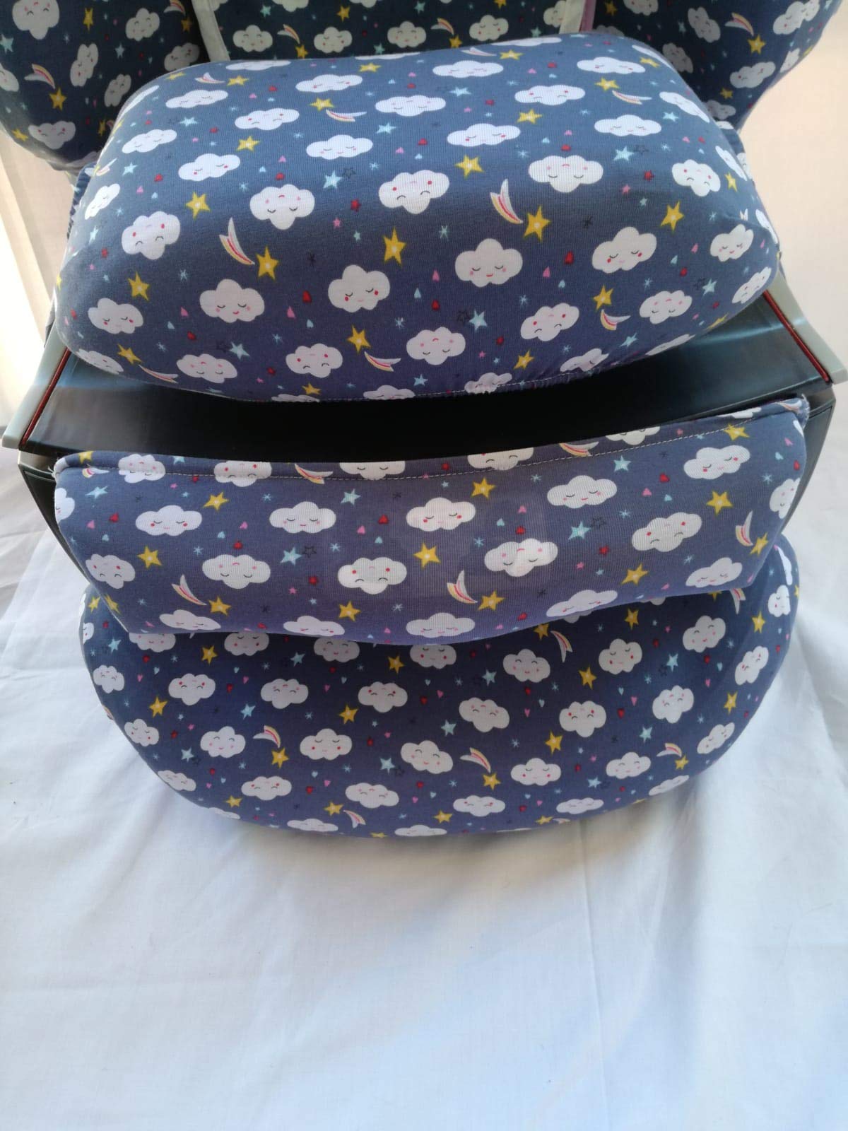 MOON-BEBE Funda para Cybex Pallas, Silver Pallas Fix y Pallas 2 Fix (BLEU)