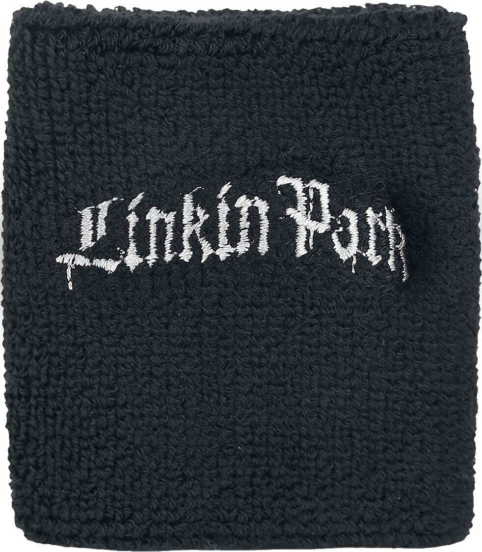 Linkin Park Gothic Logo Licensed Music Sweatband, Unisex Adult, Black, One Size, Adult Males, Rock Music Fans