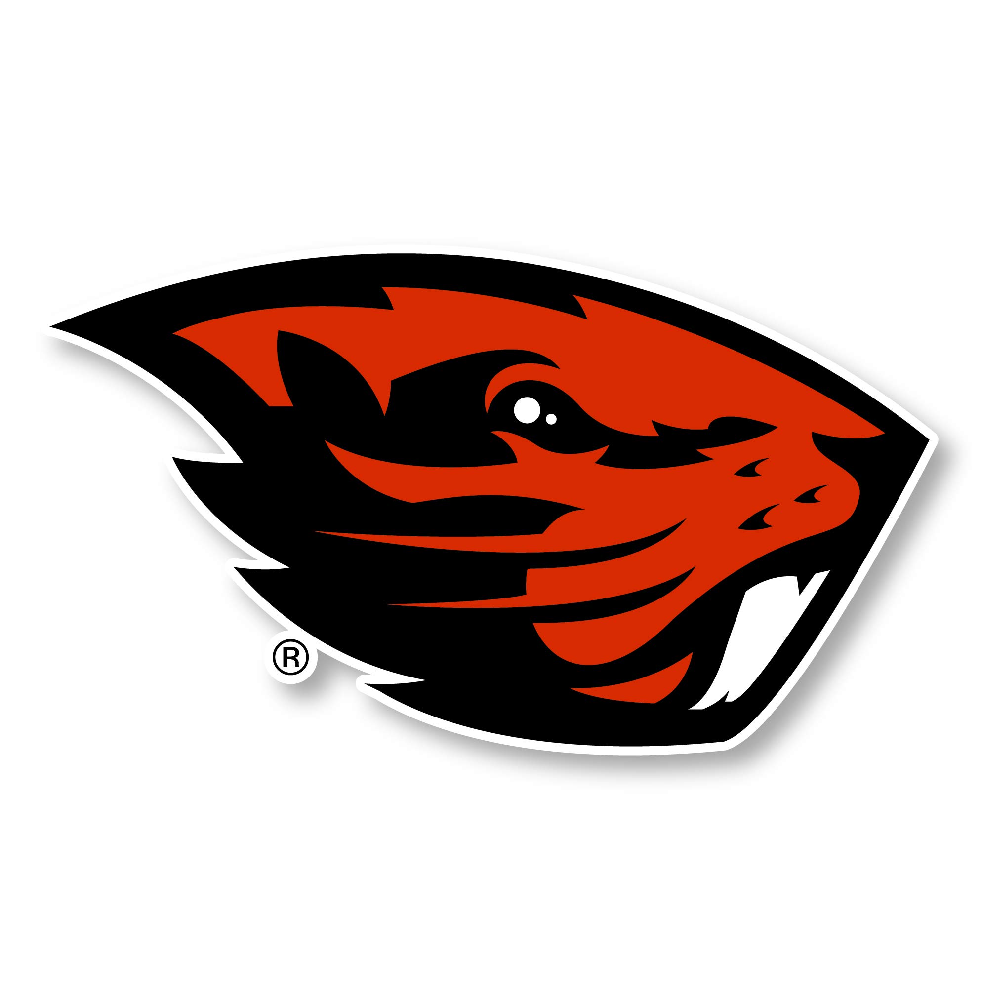 Oregon State Beavers 12 Inch Vinyl Mascot Magnet 4-Pack Officially Licensed Collegiate Product