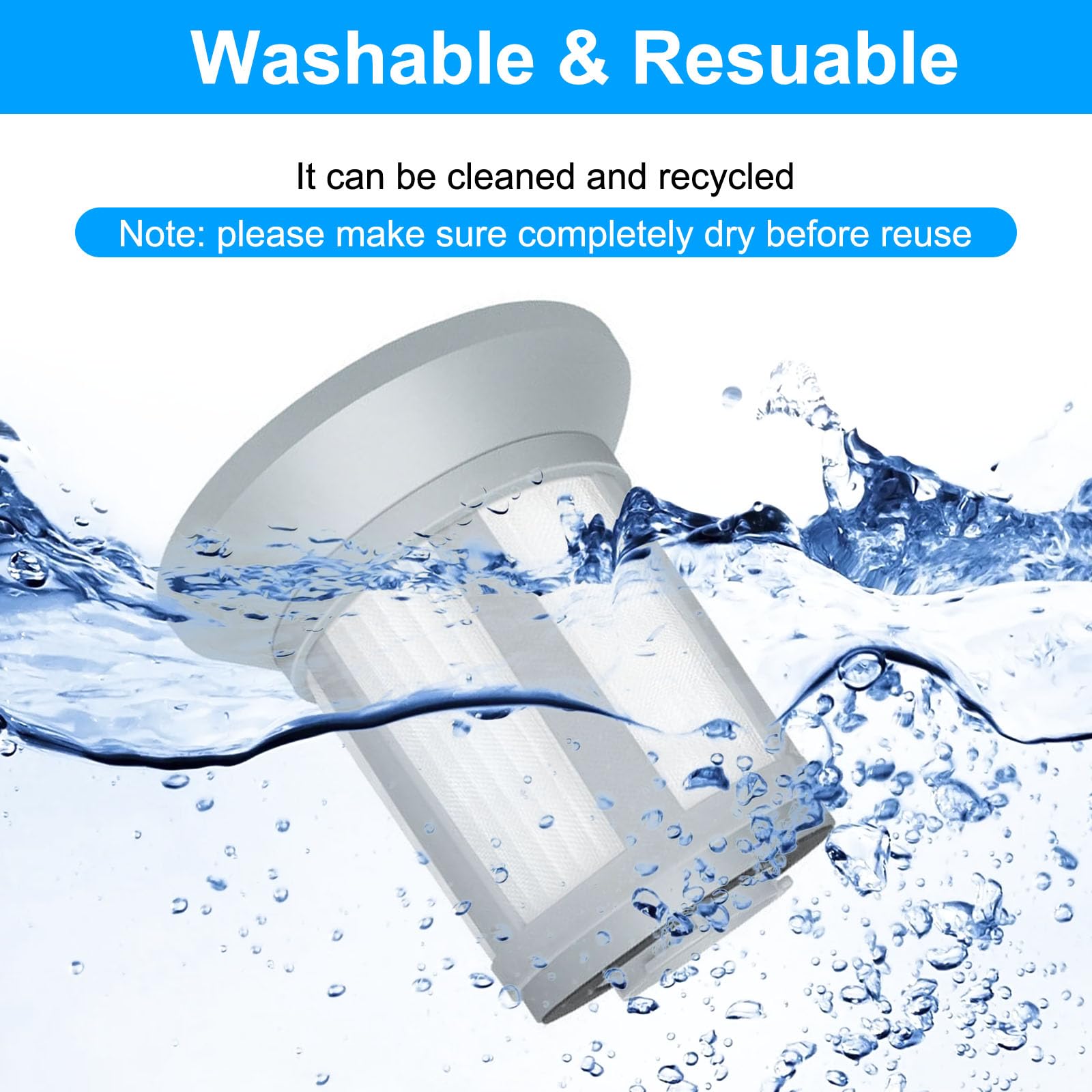 Bissell Vacuum Filters - 4 Pack Replacement -6 Bissell Vacuum Filters - 4 Pack Replacement -6