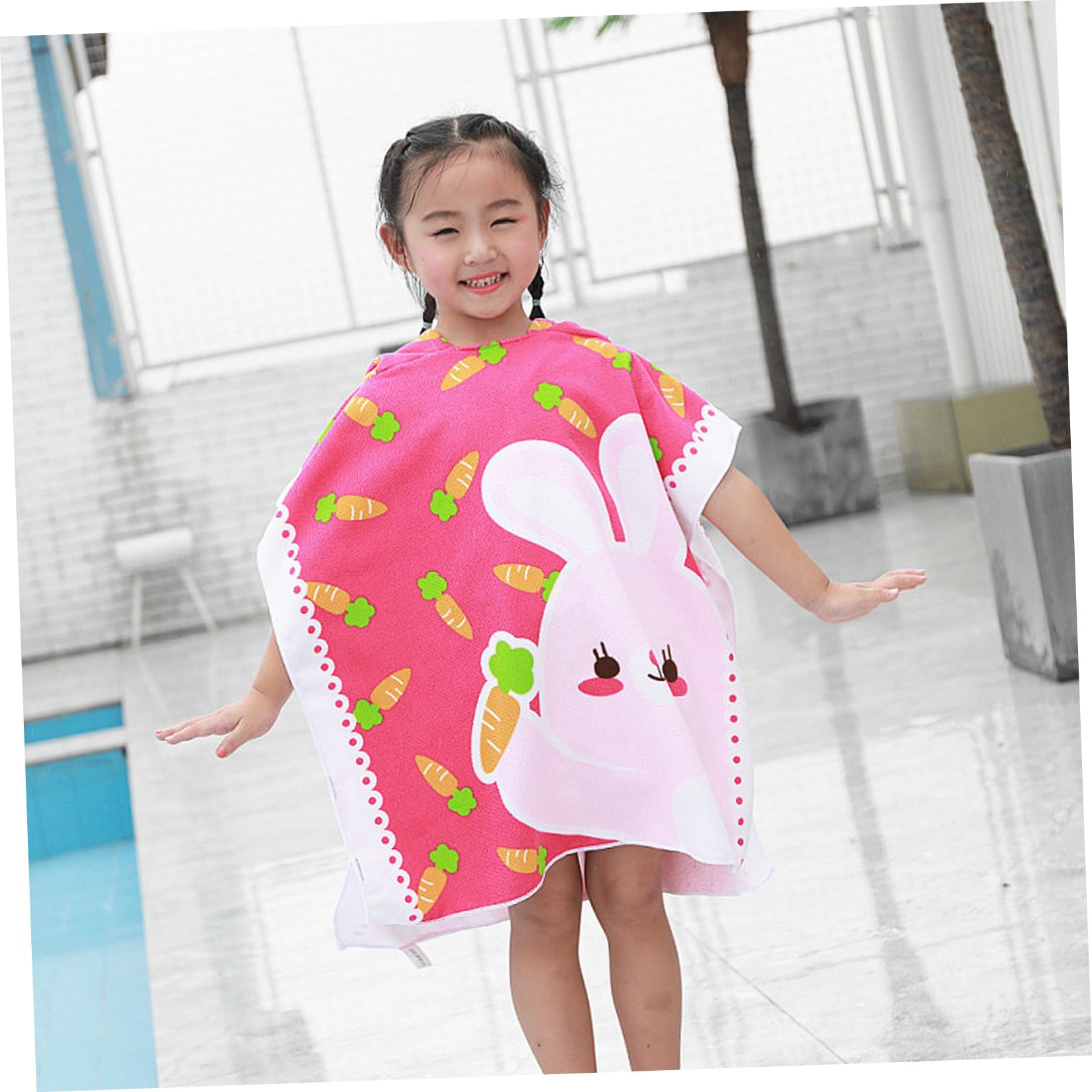 PRETYZOOM 5 Pz Mantello Accappatoio Per Bambini Asciugamano Da Bagno Per Bambini Accappatoi Per Telo Mare Con Cappuccio Per Asciugamani Da Bagno Per Fibra Superfine