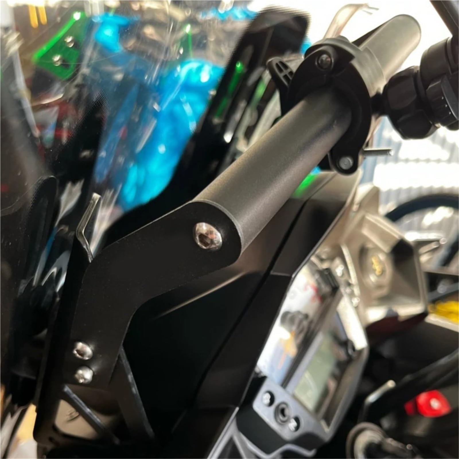 Per Kawasaki Per Versys 650 Per VERSYS650 KLE 2015-2023 2024 Accessori Moto Supporto Del Telefono Basamento Piastra GPS Staffa Di Navigazione
