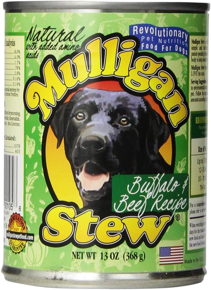Mulligan Stew Premium Buffalo/Beef Canned Recipe, Pack Of 12
