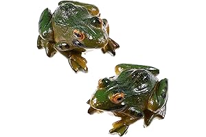 Adorable Mini Fake Frog Statues for Garden Decor