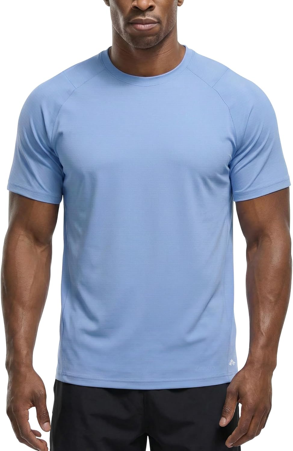 Zengjo Running Shirts for Men Quick Dry Performance T-Shirt Moisture-Wicking Athletic Tee for Gym Workout Training