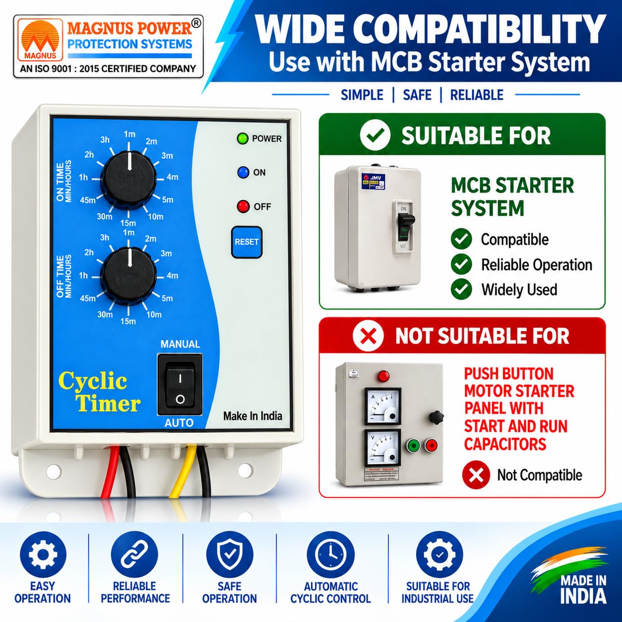 Magnus M-1121 Timer Switch - Automate Cycles & Irrigation -6