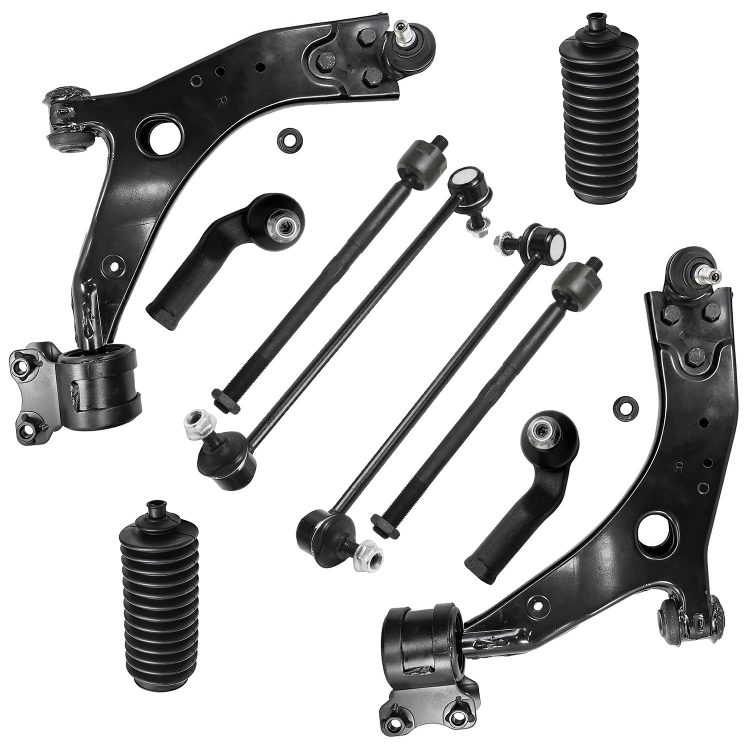 Detroit Axle - 10pc Front End Kit for 08-13 Volvo C30, 06-13 C70, 06-11 V50