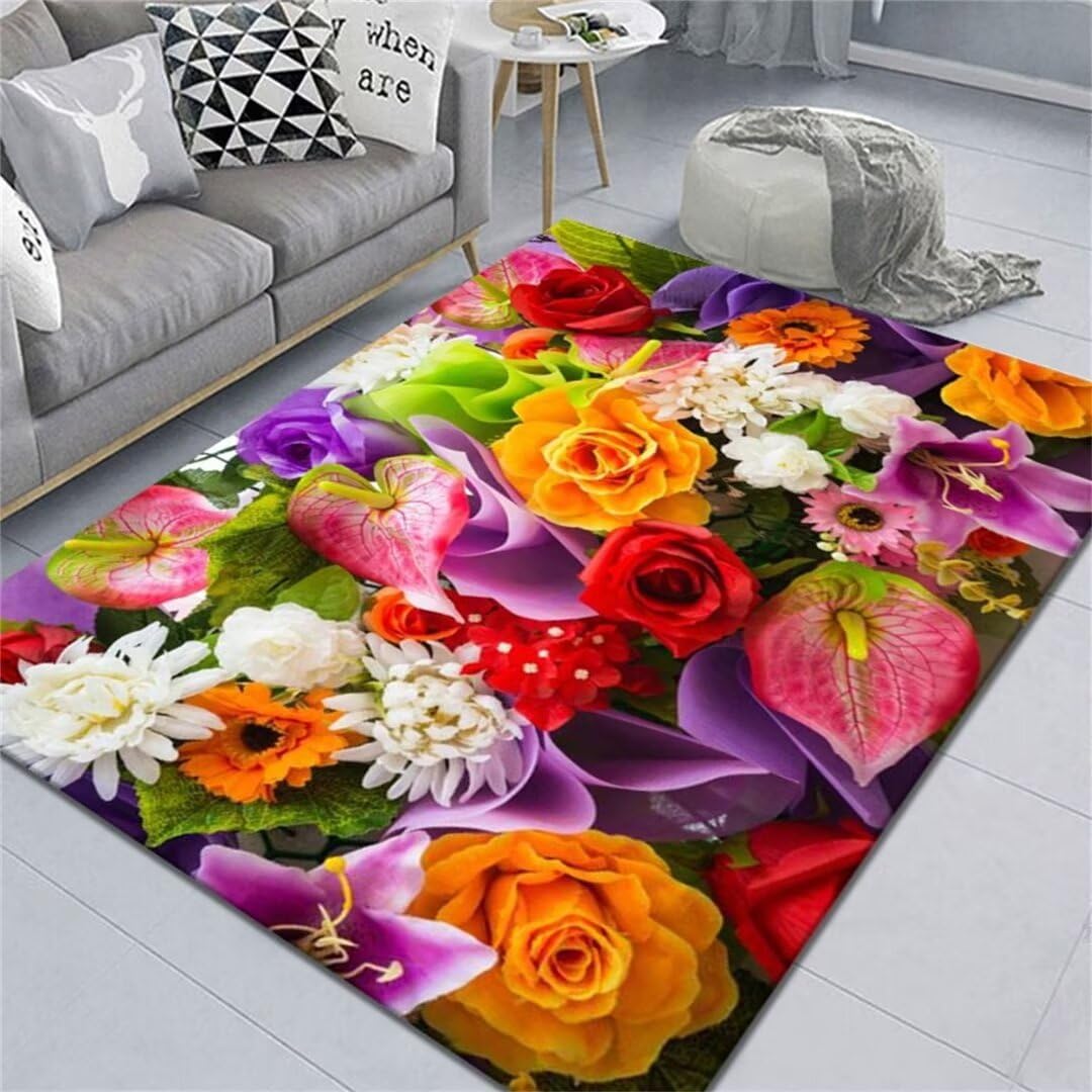 Tapis maison decoration cuisine grand tapis entree exterieur rouge