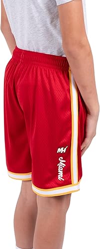 Miniatura 12 de Ultra Game Pantalones cortos de baloncesto oficiales de la NBA para niños, con malla de aire suave, ajuste clásico