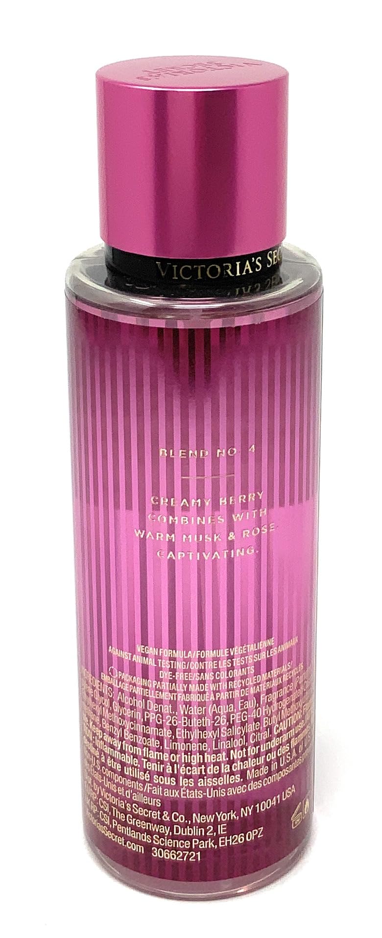 Victoria's Secret Sensuous Cashmere Rose Fragrance Mist 8.4 fl oz