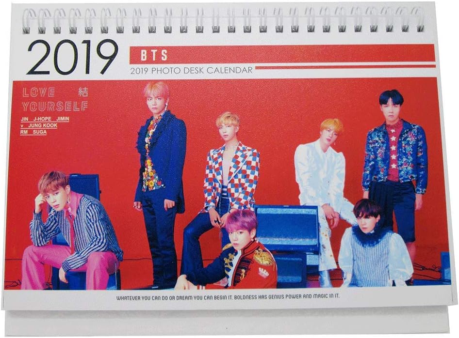 BTS Kpop Bangtan Boys Group Individual Member 2019-2020 New Calendar (BTS)