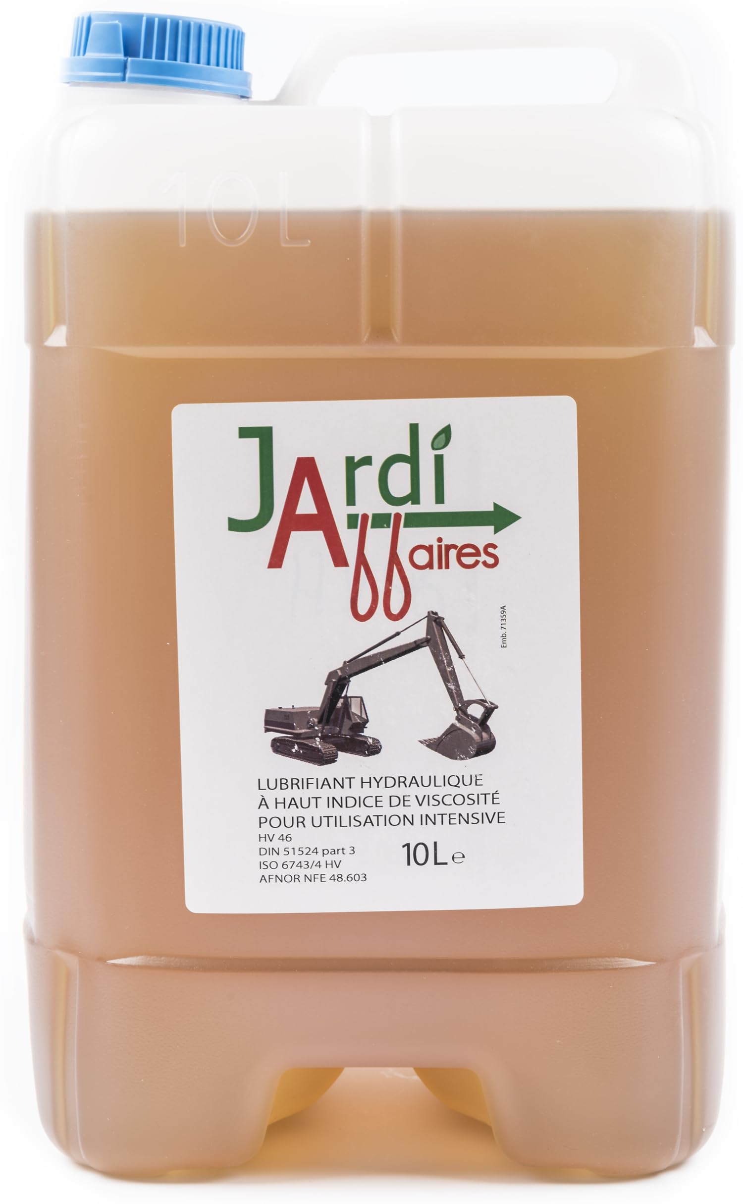 Hydrauliköl ISO hv46 Professionelle jardiaffaires 10 Liter