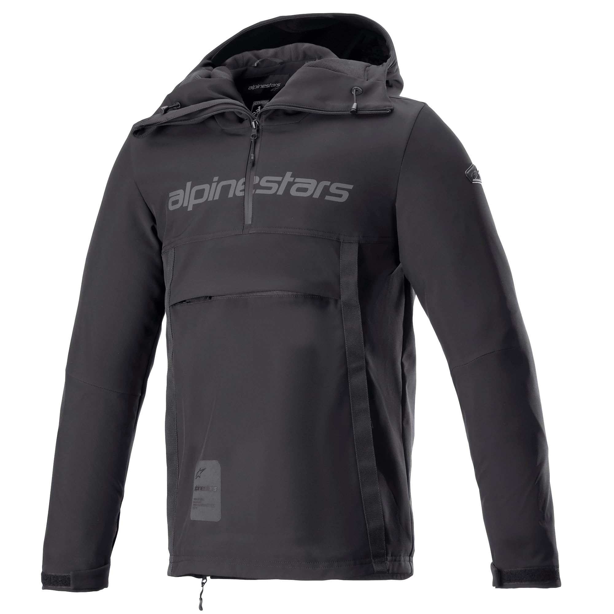 Alpinestars (2024 Jacket, Hoodie - Sherpa Softshell (Black Reflective) 3XL