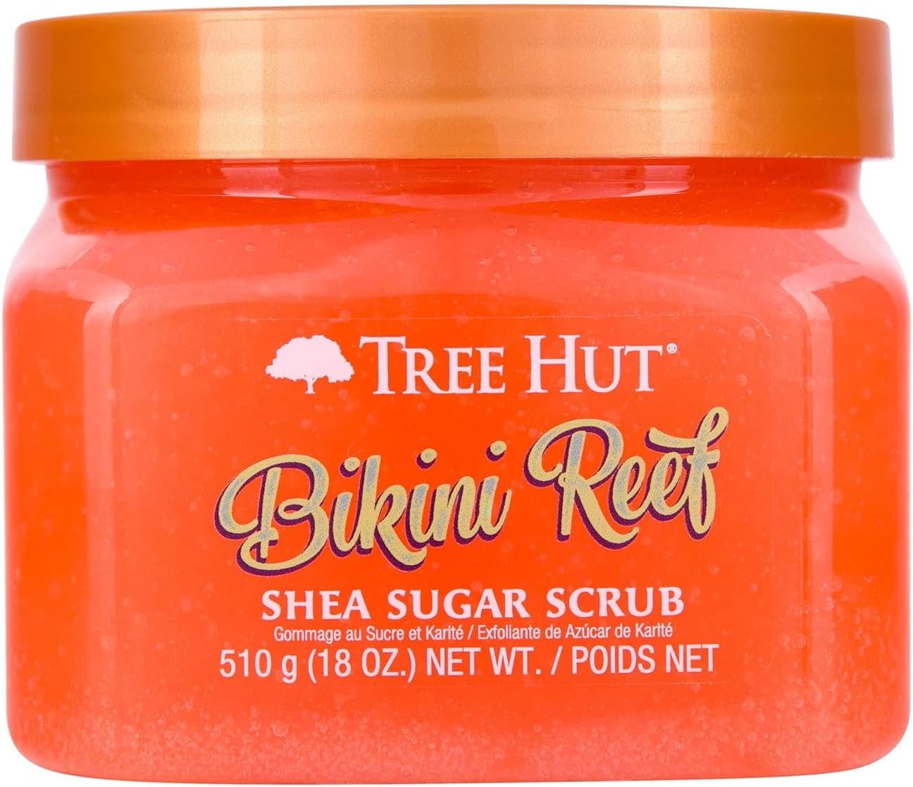 Bikini Reef Shea Sugar Body Scrub, 532 ml, Exfoliating Scrub with Natural Shea Butter