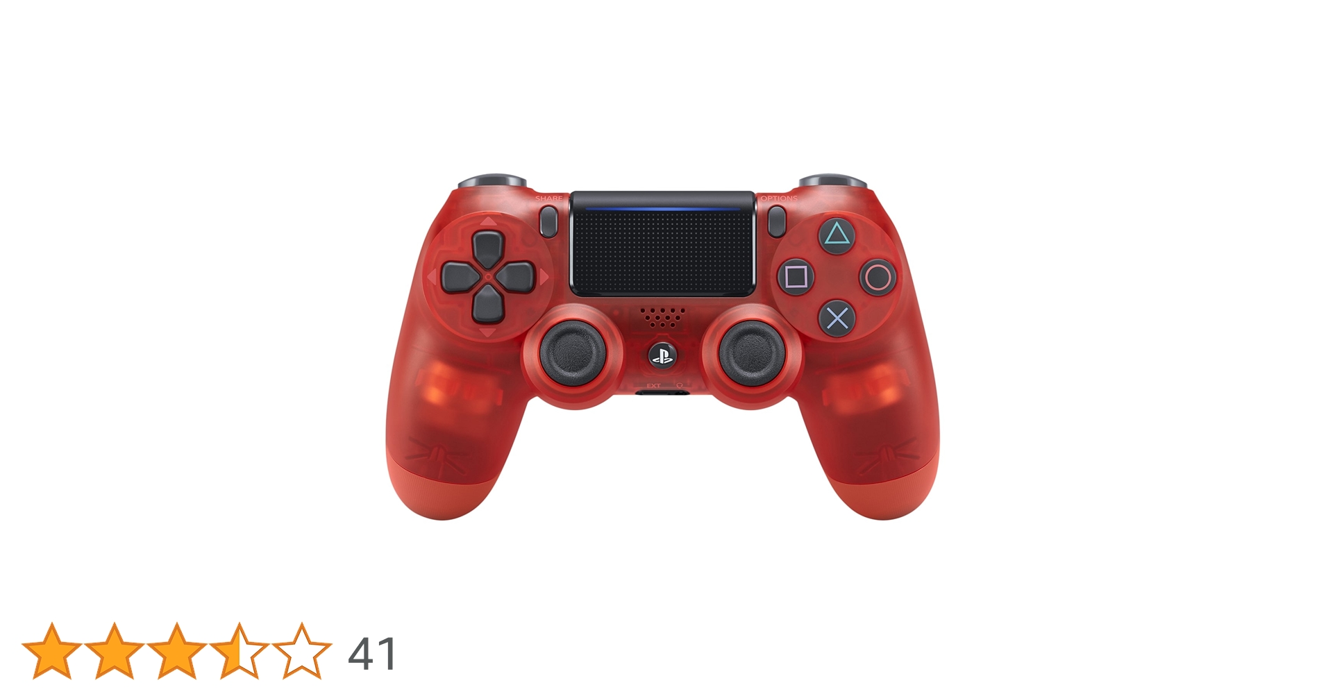 Amazon | ワイヤレスコントローラー (DUALSHOCK 4) レッド