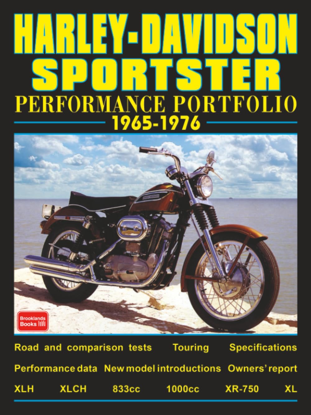 Harley-Davidson Sportsters 1965-1976 livre de tests routiers d'époque
