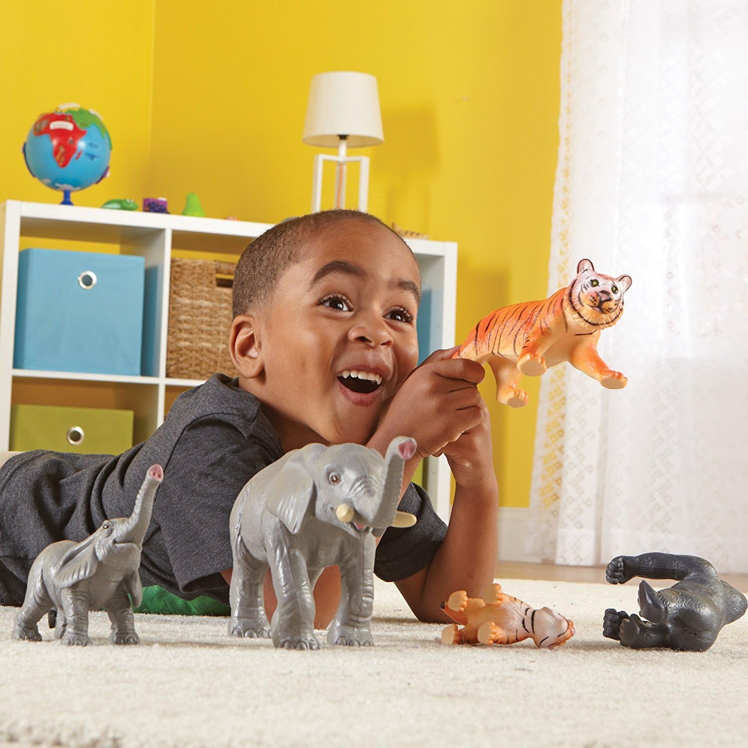 Learning Resources Animales de la Jungla Jumbo mamás y Sus crías