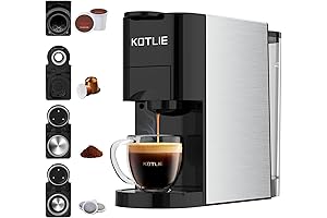 KOTLIE 4-in-1 Coffee Maker: Ultimate Beverage Versatility