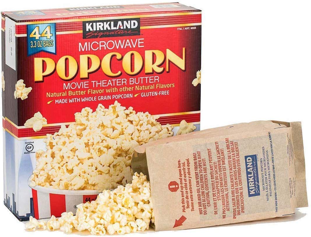 Buy Microwave Popcorn, 3.3 oz, 44 Count Kirkland Signature 100 Whole