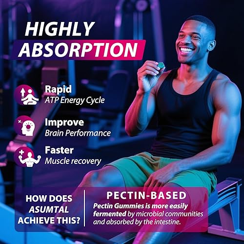 Miniatura 4 de Gomitas de monohidrato de creatina complejo de 8500 mg para hombres y mujeres, suplemento de monohidrato de creatina para el crecimiento muscular,