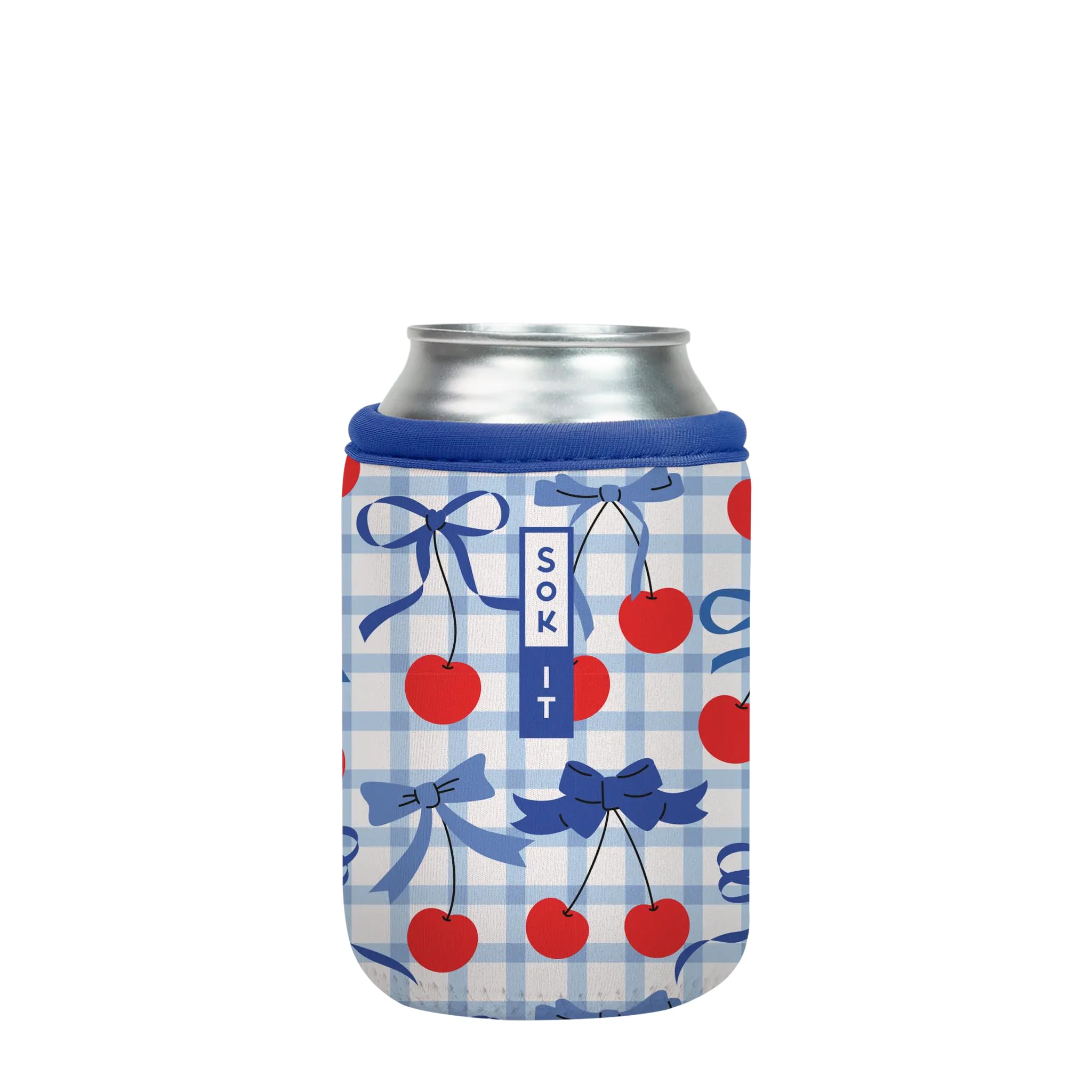 Sok It Can Sok Sleeve for Beer & Soda Insulated Neoprene Cover (Cherry Picked, 12oz Can Sleeve)