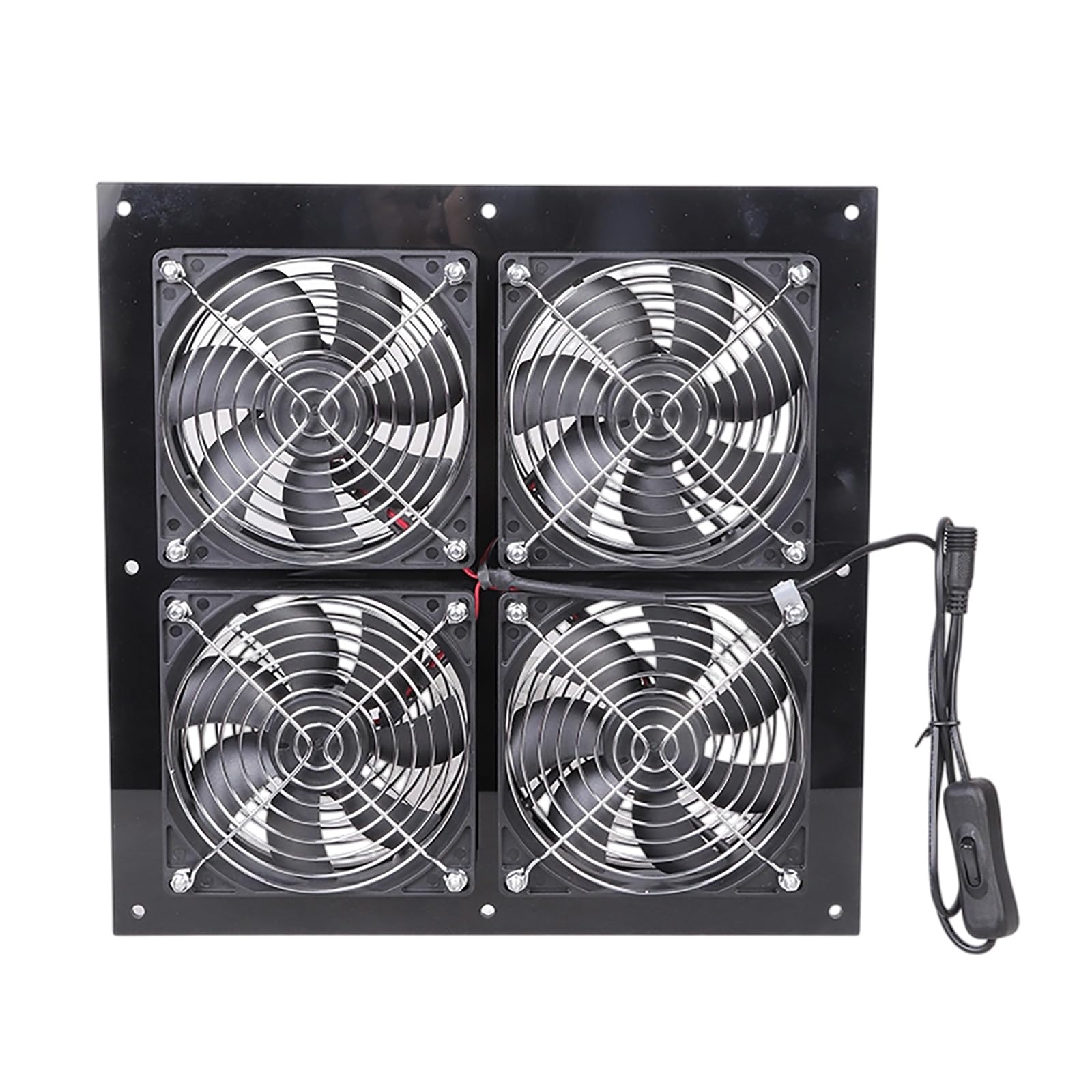 Ventilateur de ventilation CC 12 V avec 4 ventilateurs étanches IP67